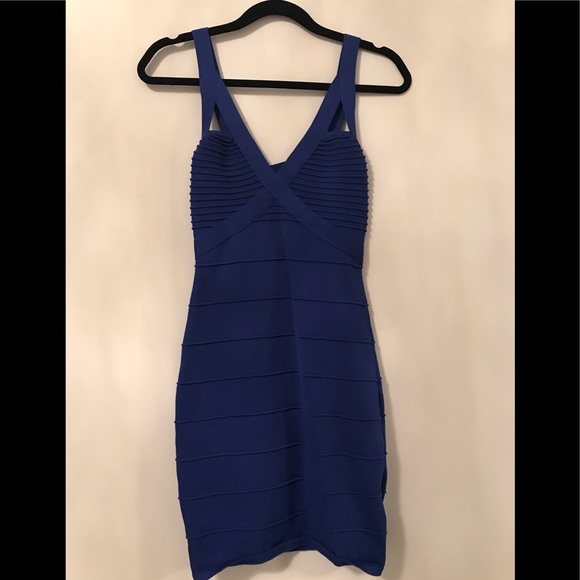 2b Bebe blue dress - Picture 1 of 3